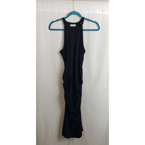 Michael Stars Dress Halter Midi Bodycon Black M Lot of 3 Gothic Witchcore Sexy - Picture 6 of 10